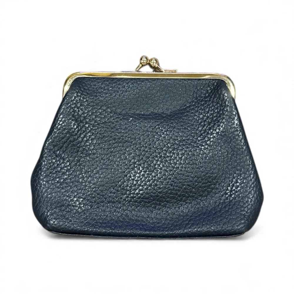 Dooney & Bourke navy Leather Clutch